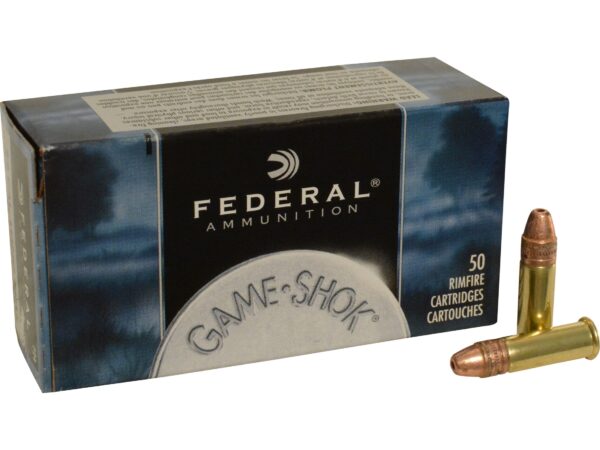Federal Game-Shok .22 Long Rifle Hyper Velocity 31 Gr. Plated Lead Hollow Point- Box of 500
