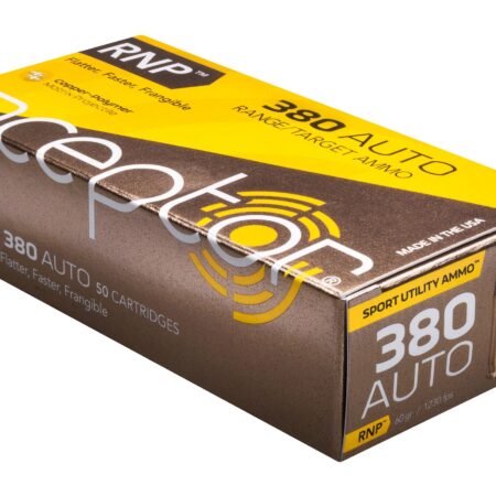 Inceptor Sport Utility .380 ACP 60 Gr. RNP Frangible- Lead-Free- Box of 50