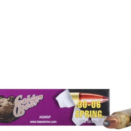 Golden Bear .30-06 Springfield 168 Gr. SP (Bi-Metal)- Box of 20