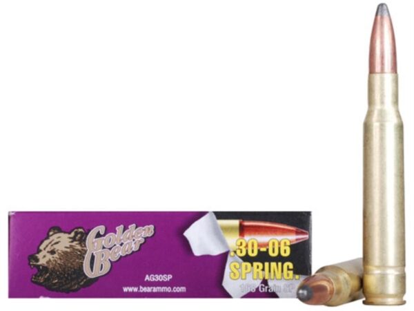Golden Bear .30-06 Springfield 168 Gr. SP (Bi-Metal)- Box of 20