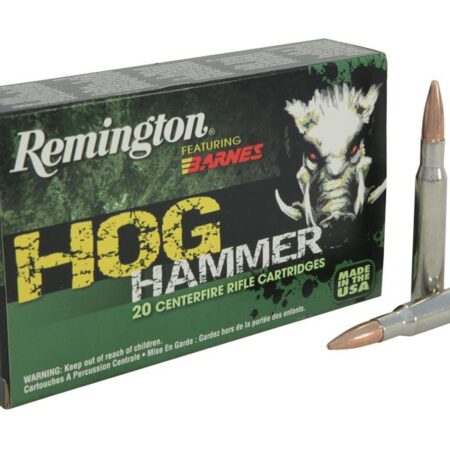 Remington Hog Hammer .30-06 Springfield 168 Gr. Barnes TSX Hollow Point- Lead-Free- Box of 20