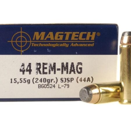 Magtech Sport .44 Remington Magnum 240 Gr. Semi-Jacketed Soft Point- Box of 50