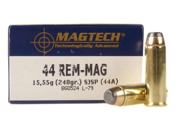 Magtech Sport .44 Remington Magnum 240 Gr. Semi-Jacketed Soft Point- Box of 50