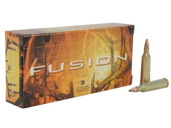 Federal Fusion .22-250 Remington 55 Gr. Spitzer Boat Tail- Box of 20