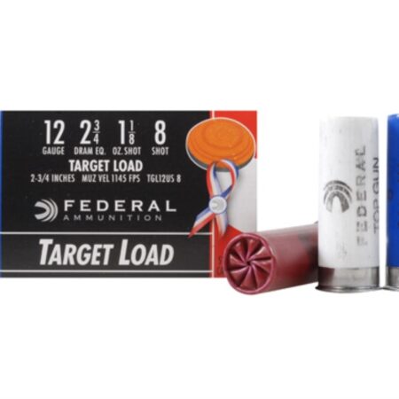 Federal Top Gun Wounded Warrior 12 Gauge 2-3/4" 1-1/8 oz #8 Shot- Box of 25