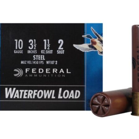 Federal Speed-Shok Waterfowl 10 Gauge 3-1/2" 1-1/2 oz #2 Non-Toxic Steel Shot- Box of 25