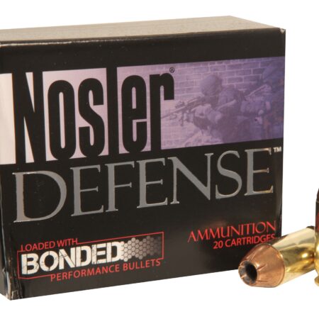 Nosler Defense .45 ACP +P 230 Gr. Bonded Jacketed Hollow Point- Box of 20