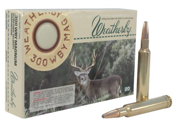 Weatherby .300 Weatherby Magnum 180 Gr Norma Spitzer- Box of 20