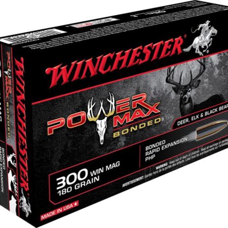 Winchester Power Max Bonded .300 Winchester Magnum 180 Gr. Protected Hollow Point- Box of 20
