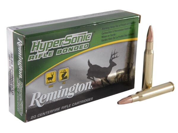 Remington HyperSonic .30-06 Springfield 180 Gr. Core-Lokt Ultra Bonded Pointed Soft Point- Box of 20