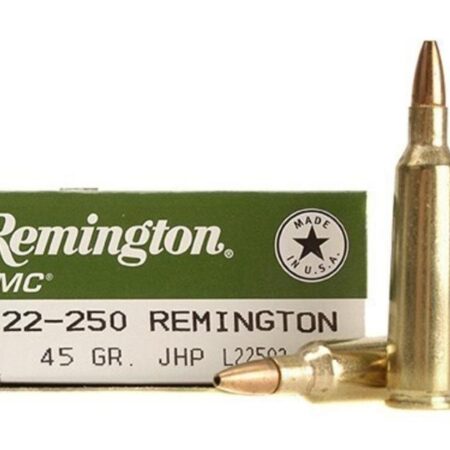 Remington UMC .22-250 Remington 45 Gr. Jacketed Hollow Point- Box of 20
