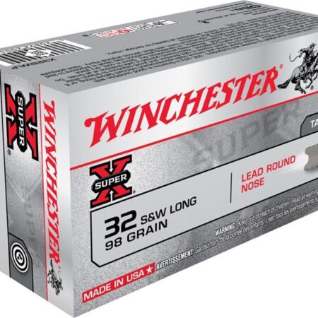 Winchester Super-X .32 S&W Long 98 Gr. Lead Round Nose- Box of 50
