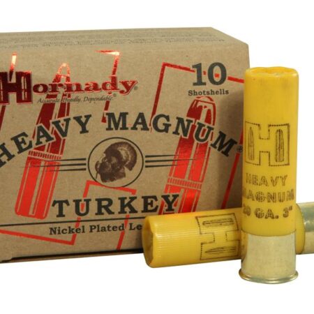Hornady Heavy Magnum Turkey 20 Gauge 3" 1-3/8 oz #5 Nickel Plated Shot- Box of 10