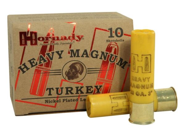 Hornady Heavy Magnum Turkey 20 Gauge 3" 1-3/8 oz #5 Nickel Plated Shot- Box of 10