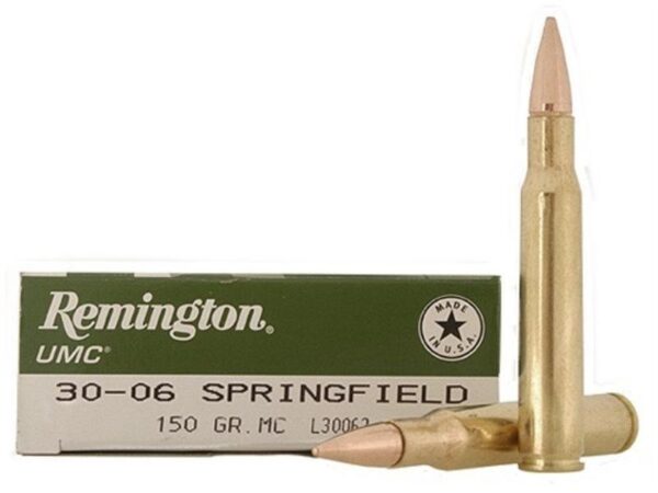 Remington UMC .30-06 Springfield 150 Gr. Full Metal Jacket- Box of 20
