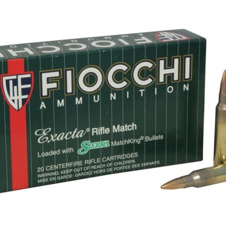 Fiocchi Exacta .223 Remington 77 Gr. Sierra MatchKing Hollow Point- Box of 20