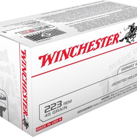 Winchester USA .223 Remington 45 Gr. Jacketed Hollow Point- Box of 40