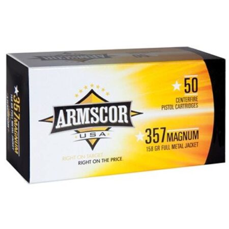 Armscor .357 Magnum 158 Gr. Full Metal Jacket- Box of 50