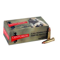 Centurion Varmit 5mm Remington 30 Gr. Jacketed Hollow Point- Box of 50