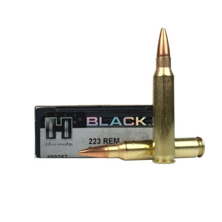 Hornady Black .223 Remington 75 Gr. Hollow Point Boat Tail Match- Box of 20