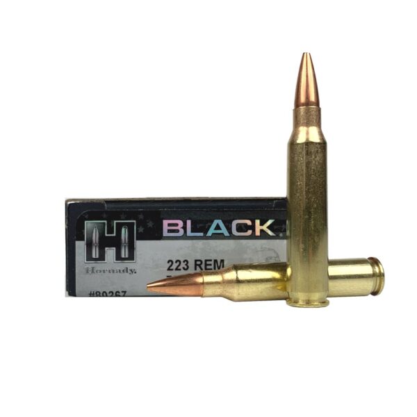 Hornady Black .223 Remington 75 Gr. Hollow Point Boat Tail Match- Box of 20