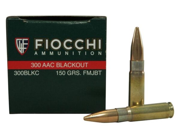 Fiocchi Shooting Dynamics .300 AAC Blackout 150 Gr. Full Metal Jacket Boat Tail- Box of 50
