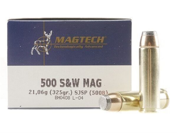 Magtech Sport .500 S&W Magnum 325 Gr. Semi-Jacketed Soft Point- Box of 20
