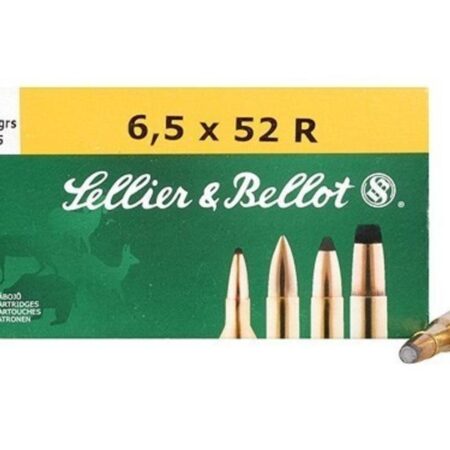 Sellier & Bellot 6.5x52mm Rimmed 117 Gr. Soft Point- Box of 20