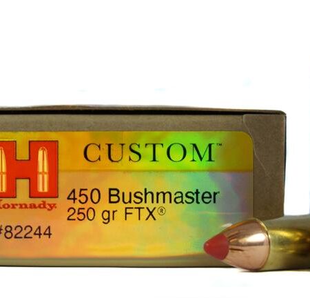 Hornady Custom .450 Bushmaster 250 Gr. SST FTX- Box of 20