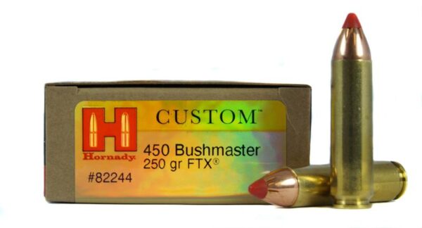 Hornady Custom .450 Bushmaster 250 Gr. SST FTX- Box of 20