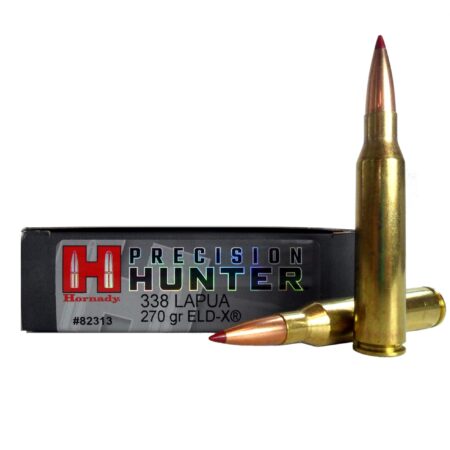 Hornady Precision Hunter .338 Lapua 270 Gr. ELD-X- Box of 20