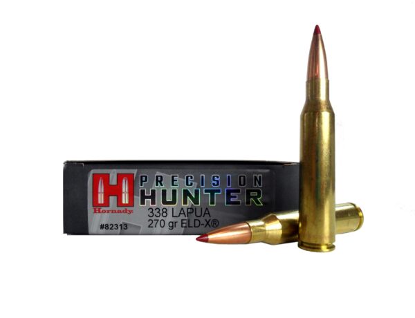 Hornady Precision Hunter .338 Lapua 270 Gr. ELD-X- Box of 20