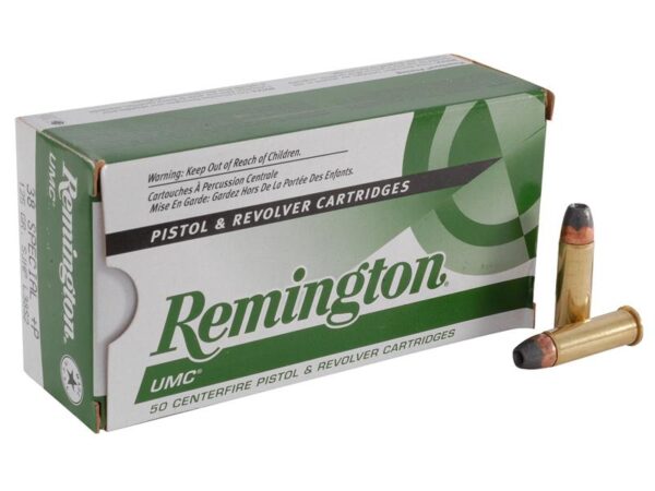 Remington UMC .38 Special +P 125 Gr. Jacketed Hollow Point- Box of 50