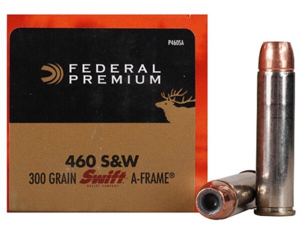 Federal Premium Vital-Shok .460 S&W Magnum 300 Gr. Bonded A-Frame Hollow Point- Box of 20