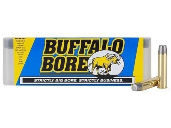 Buffalo Bore .460 S&W Magnum 360 Gr. Lead Long Flat Nose Hardcast- Box of 20