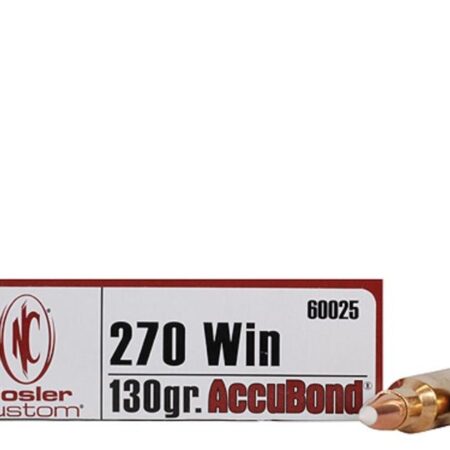 Nosler Trophy Grade .270 Winchester 130 Gr. AccuBond- Box of 20