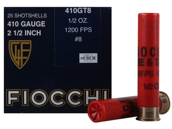 Fiocchi Dove & Target .410 Bore 2-1/2" 1/2 oz #8 Shot- Box of 25