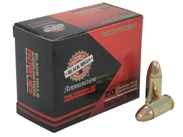 Black Hills 9mm Luger 115 Gr. FMJ- Box of 20