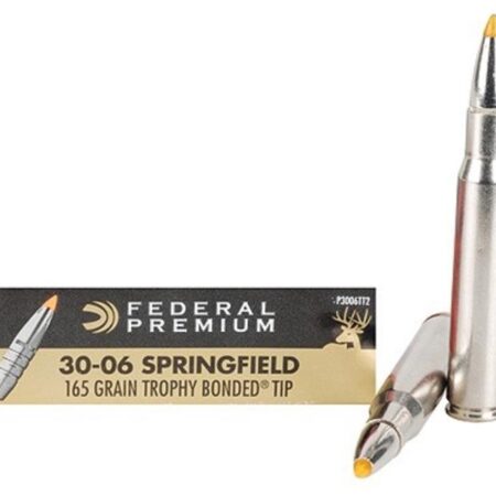 Federal Premium .30-06 Springfield 165 Gr. Trophy Bonded Tip- Box of 20