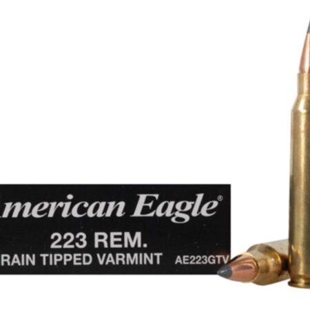 Federal American Eagle .223 Remington 50 Gr. Tipped Varmint- Box of 20