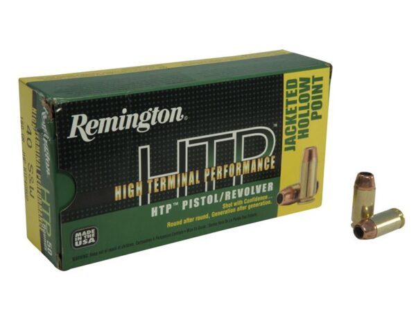 Remington High Terminal Performance .40 S&W 180 Gr. Jacketed Hollow Point- Box of 50