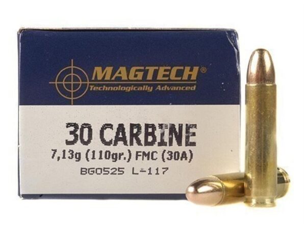 Magtech .30 Carbine 110 Gr. FMJ- Box of 50