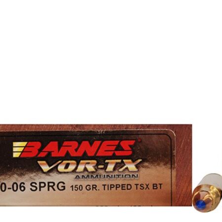 Barnes VOR-TX .30-06 Springfield 150 Gr. Tipped TSX Bullet Boat Tail- Lead-Free- Box of 20