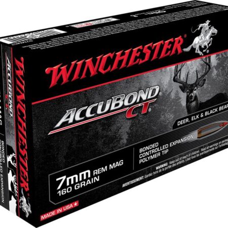 Winchester 7mm Remington Magnum 160 Gr. Nosler AccuBond- Box of 20