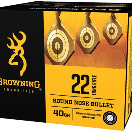 Browning BPR .22 Long Rifle 40 Gr. Black Oxide Coated Lead Round Nose- Box of 400