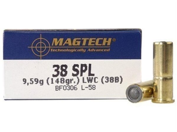 Magtech Sport .38 Special 148 Gr. Lead Wadcutter- Box of 50