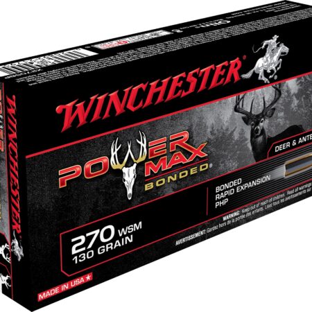 Winchester Power Max Bonded .270 Winchester 130 Gr. Protected Hollow Point- Box of 20