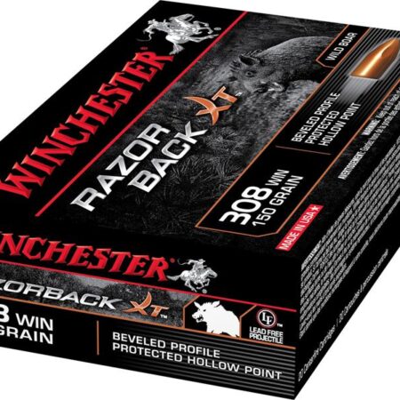 Winchester Razorback XT .308 Winchester 150 Gr. Hollow Point- Lead-Free- Box of 20