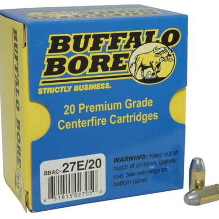 Buffalo Bore .380 ACP 100 Gr. Hardcast Flat Nose- Box of 20