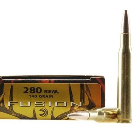 Federal Fusion .280 Remington 140 Gr. Spitzer Bot Tail- Box of 20